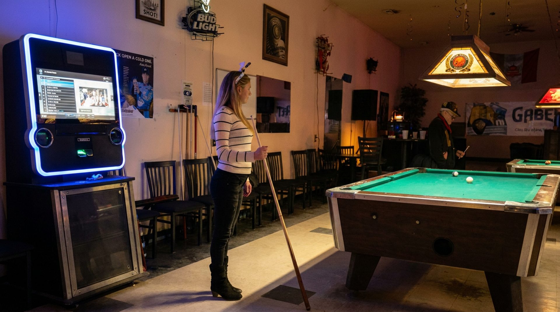 Pool, darts and TVs